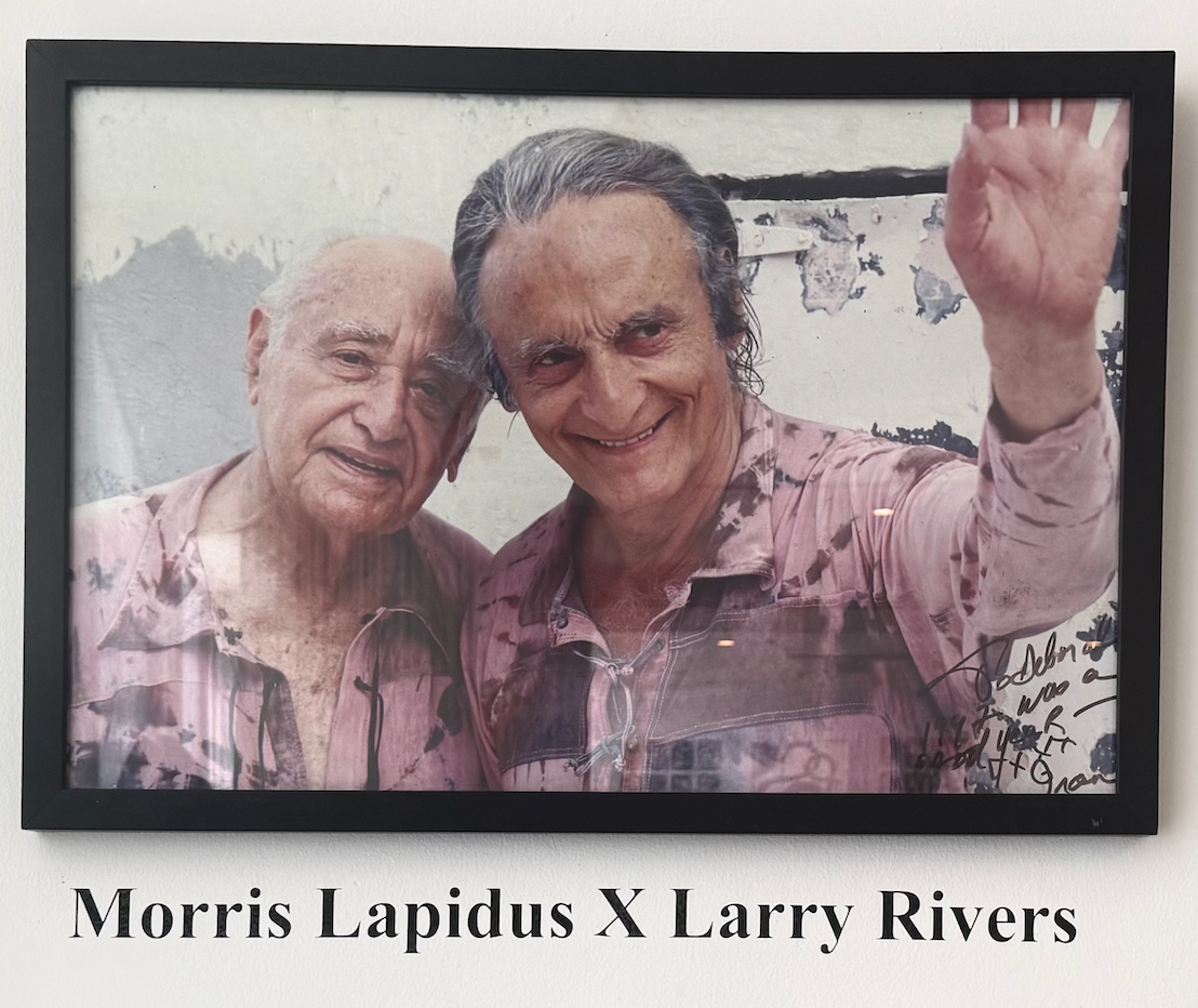 Morris Lapidus with Larry Rivers1997