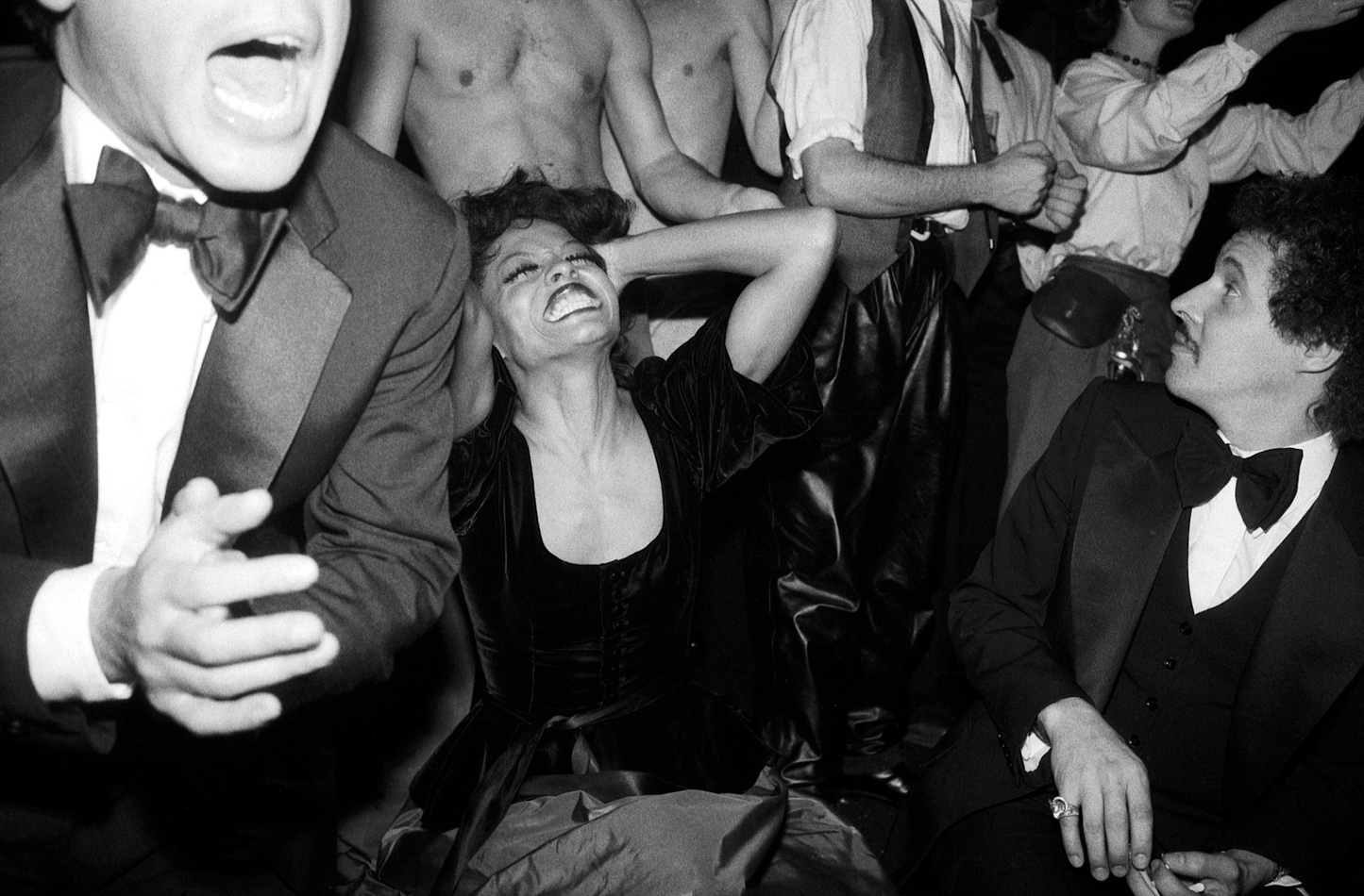 Diana Ross and Antonio Lopez at New Year's Eve Party December 31, 1978