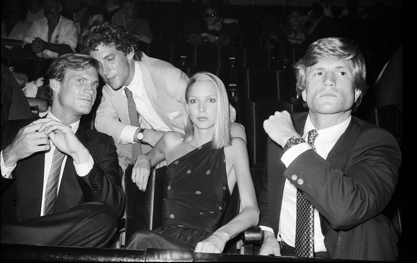 Halston Model Karen Bjornson at Re-Opening Party September 12, 1978