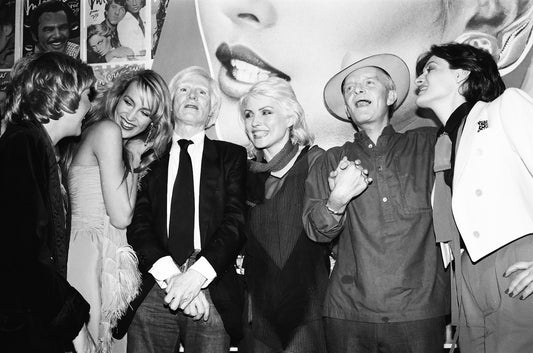 Jerry Hall, Debbie Harry, Truman Capote, Paloma Picasso at 10th Anniversary "Interview" Magazine Party June 7, 1979
