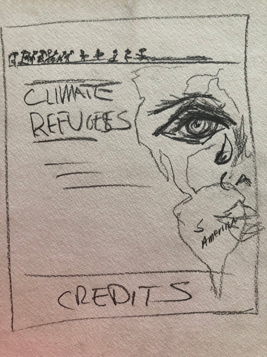 2nd Version of Climate Refugees Poster - Rough Draft