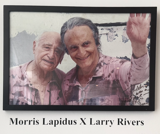 Morris Lapidus with Larry Rivers1997 